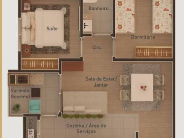 Apartamento para Venda em Jardim Basilicata - 15
