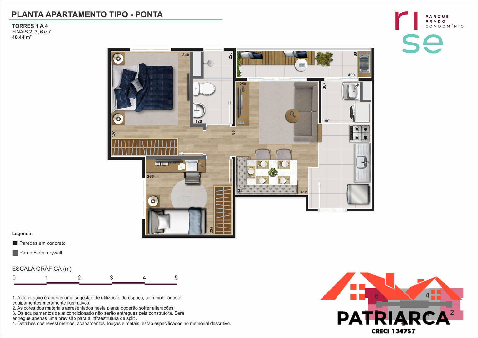 Apartamento, 2 quartos, 43 m² - Foto 7