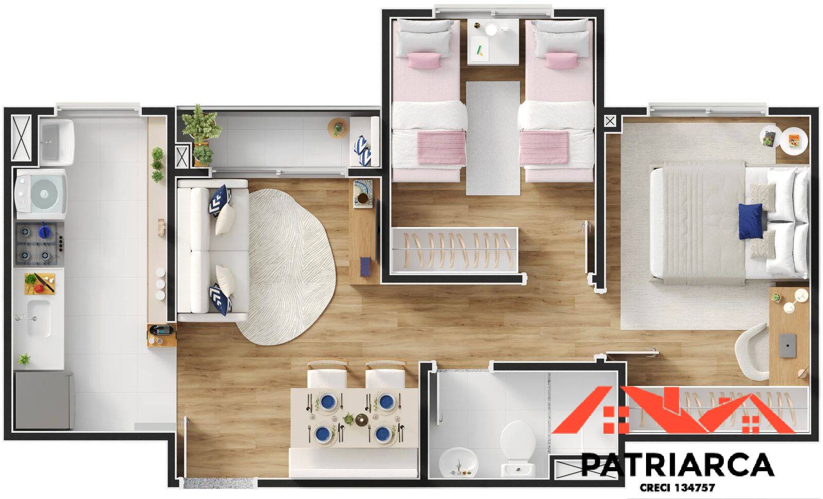 Apartamento, 2 quartos, 43 m² - Foto 15