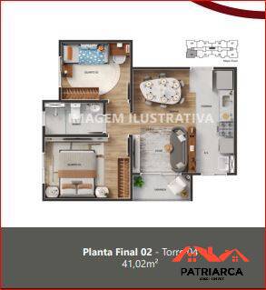 Apartamento, 2 quartos, 45 m² - Foto 8