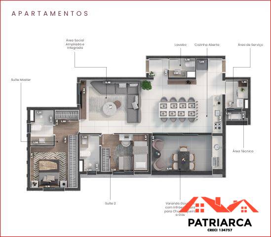 Apartamento, 2 quartos, 77 m² - Foto 20