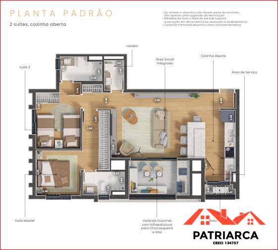 Apartamento, 2 quartos, 77 m² - Foto 22