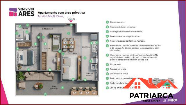 Apartamento, 2 quartos, 46 m² - Foto 13