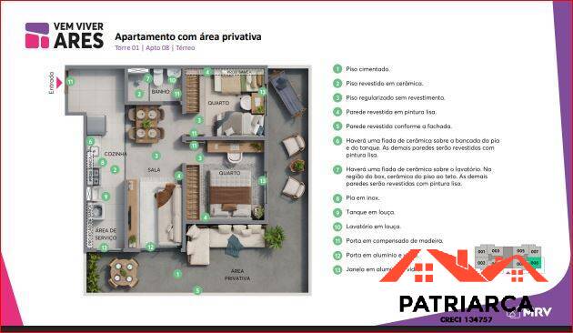 Apartamento, 2 quartos, 46 m² - Foto 14