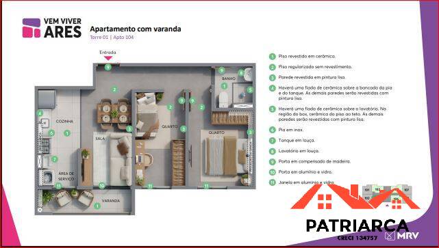 Apartamento, 2 quartos, 46 m² - Foto 15