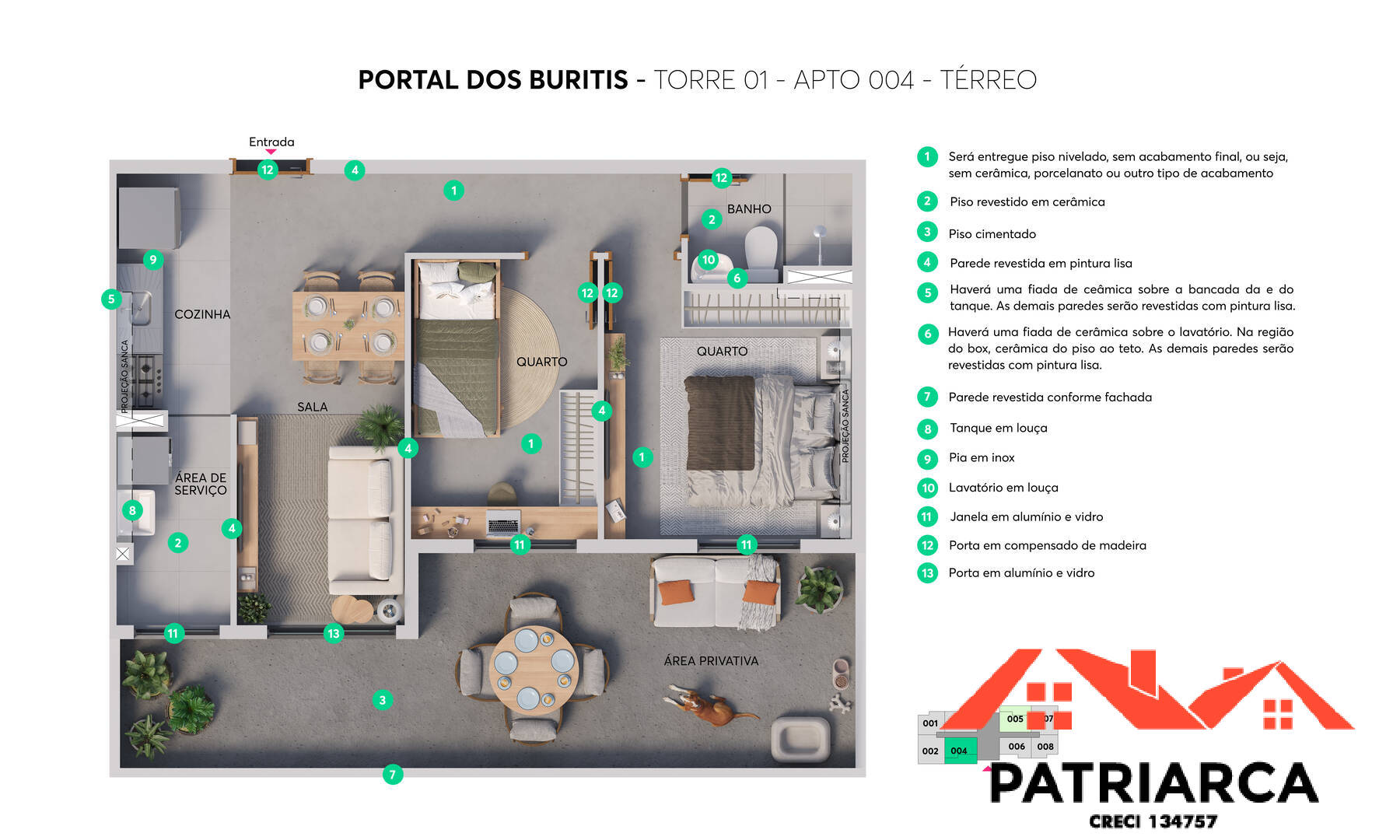 Apartamento, 2 quartos, 44 m² - Foto 7