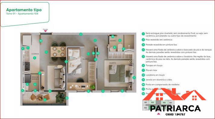 Apartamento, 2 quartos, 44 m² - Foto 15