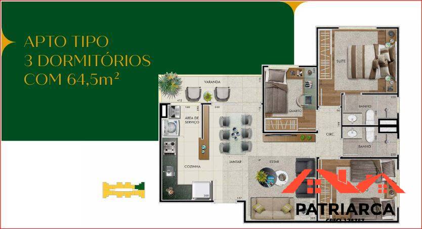 Apartamento, 2 quartos - Foto 6
