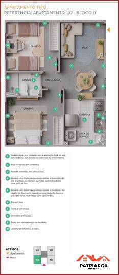 Apartamento, 2 quartos, 43 m² - Foto 19