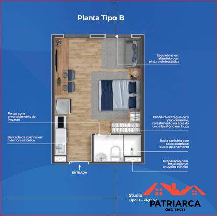 Apartamento, 2 quartos - Foto 14